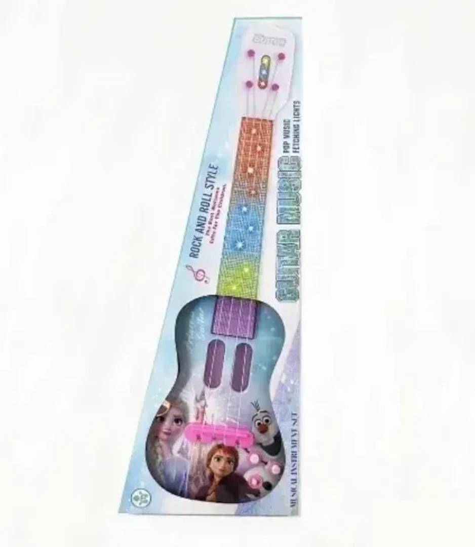 Leuchtende Kindergitarre Frozen oder Spiderman mit Gitarrengurt