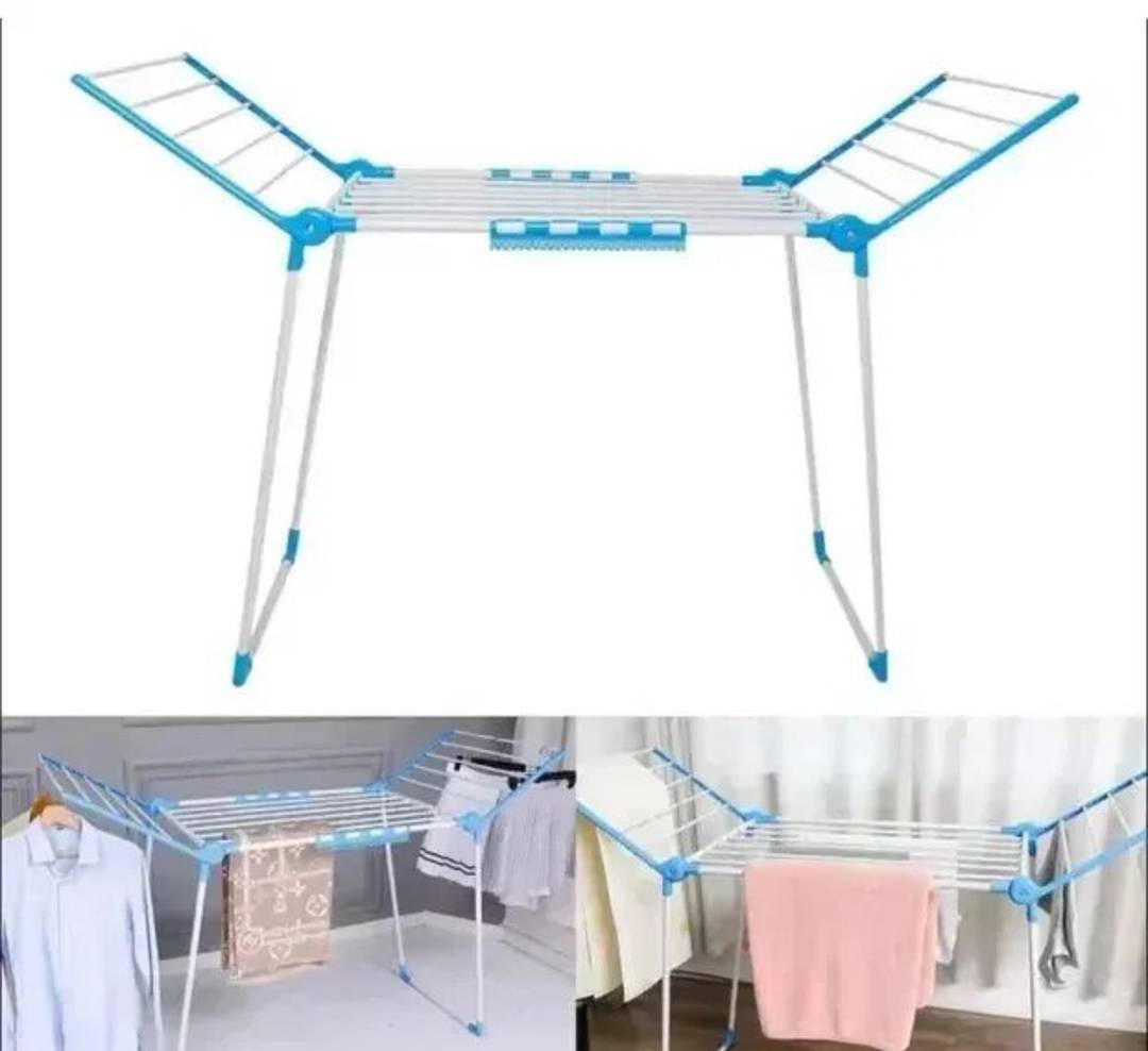 Laundry drying rack with wings, 150 x 59 cm