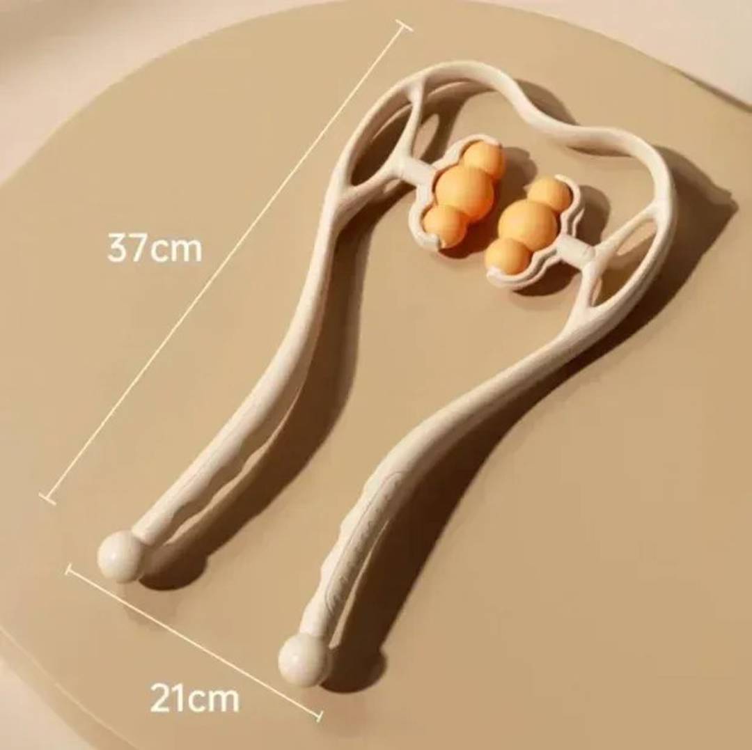 Manuelles Nackenmassagegerät mit 3D-Rollen, 37 × 21 cm