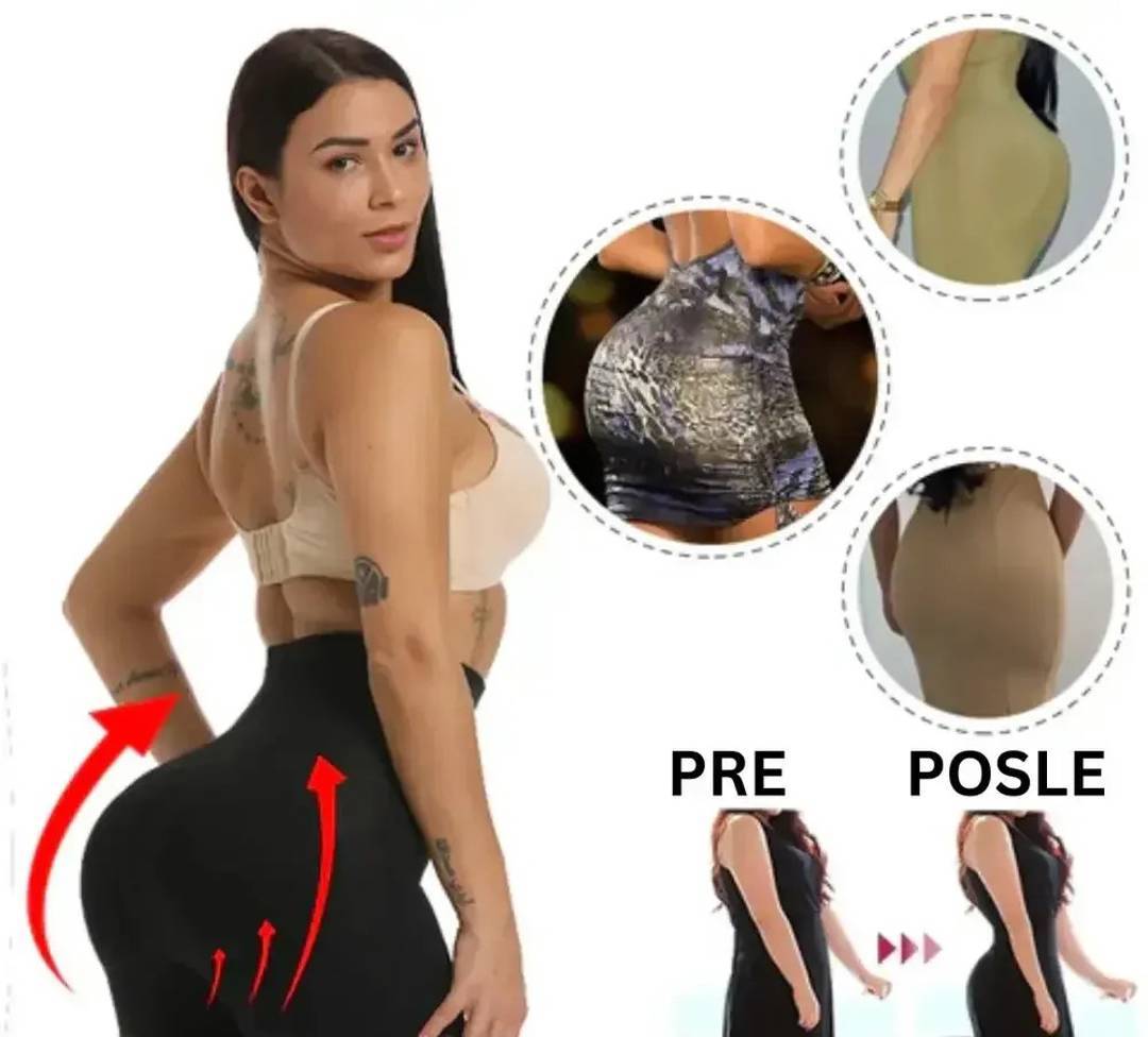 Šorts za oblikovanje tela sa efektom podizanja zadnjice
