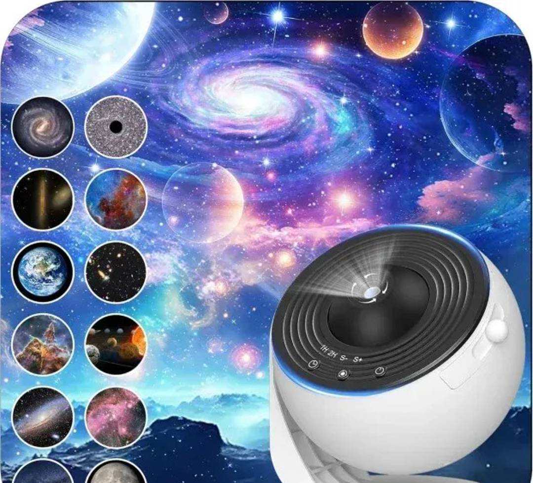 Galaxy projektor zvezdanog neba sa daljinskim i diskovima za projekciju