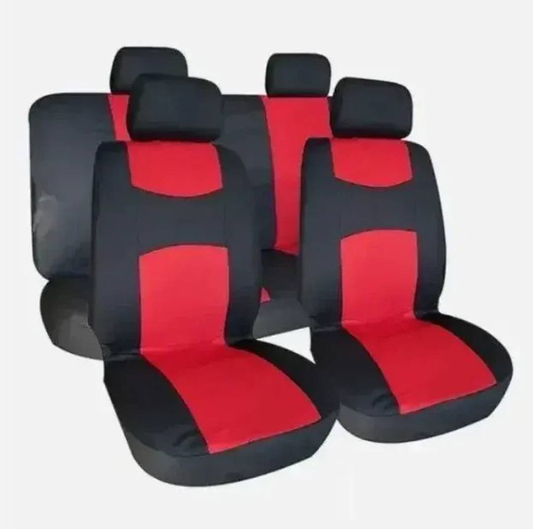 Universal car seat covers with steering wheel cover