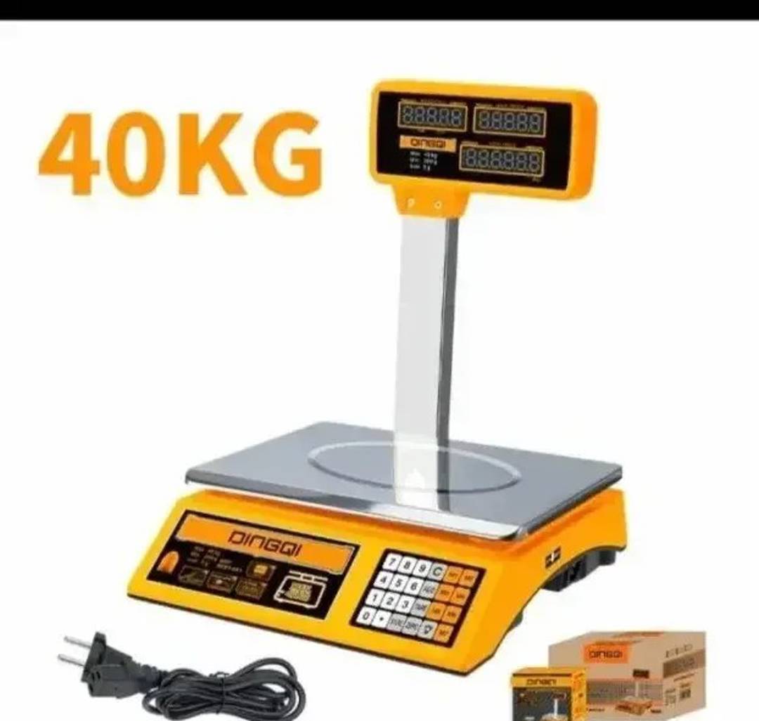 Digitalna trgovačka vaga Dingqi do 40 kg sa obračunom cene