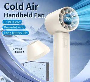 Ručni turbo ventilator T12 sa digitalnim ekranom i 199 brzina — Beograd