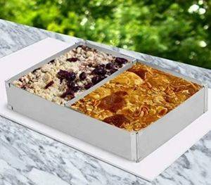 Verstellbare rechteckige Backform für Torten und Kuchen aus Edelstahl — Beograd