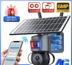 Solarna 4G kamera 6 MP sa dva objektiva i PTZ rotacijom — Beograd
