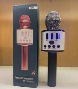 Kabelloses Karaoke-Mikrofon Q88 mit integriertem Lautsprecher und LED-Licht — Beograd