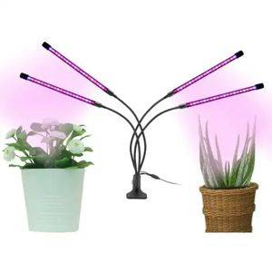 LED-Pflanzenlampe mit 4 flexiblen Armen und Klemme, USB — Beograd