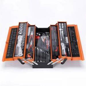 Set alata 85 delova u metalnoj kutiji, 1/4" i 1/2" — Beograd