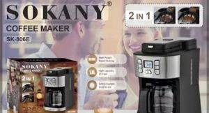 Aparat za kafu 2u1 sa mlinom Sokany SK-506E, 950 W — Beograd