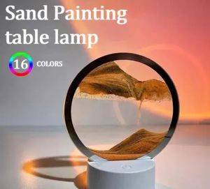 LED-Sandlampe mit beweglicher 3D-Landschaft — Beograd