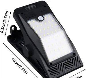 Solar-LED-Lampe mit Klemme und Bewegungsmelder Aerbes AB-TY237 — Beograd