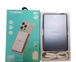 Magnetna eksterna baterija Vivibingo 5000 mAh sa bežičnim punjenjem — Beograd