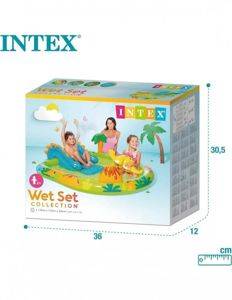 Wasserspielplatz Intex Little Dino mit Rutsche und Sprinkler, 191 × 152 × 58 cm — Beograd