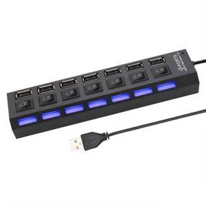 USB-2.0-Hub mit 7 Anschlüssen und einzelnen Schaltern — Beograd