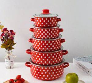 Set retro šerpi sa tačkicama, 5 komada, 16–24 cm — Beograd