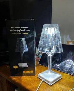 Kristall-Tischlampe mit Touch-Steuerung, 16 Farben und Fernbedienung — Beograd