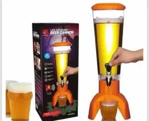 Točilica za pivo 3 l u obliku rakete sa LED svetlom i Bluetooth zvučnikom — Beograd