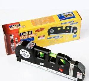 Laserska libela Level Pro 3 sa metrom i lenjirom — Beograd