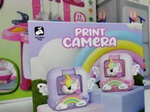 Aparat foto pentru copii cu imprimare instant și husă din silicon cu unicorn — Beograd