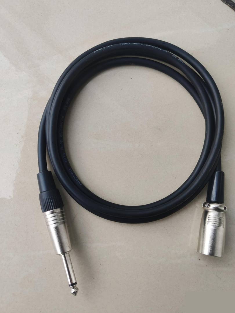 Cablu XLR tată – jack 6,3 mm pentru mixer, 1,5 m