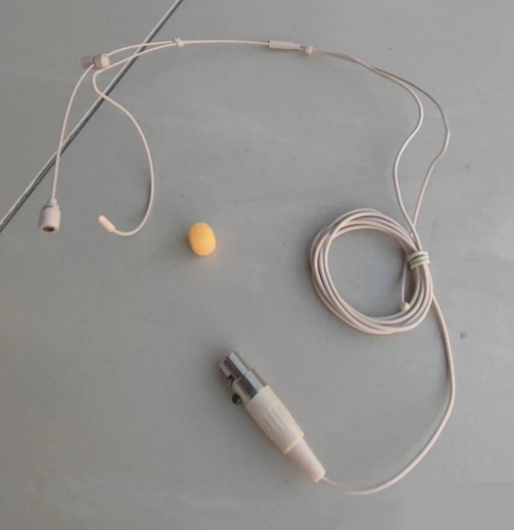 Microfon Boston de cap, culoarea pielii, mini XLR cu 4 pini (pentru Shure)
