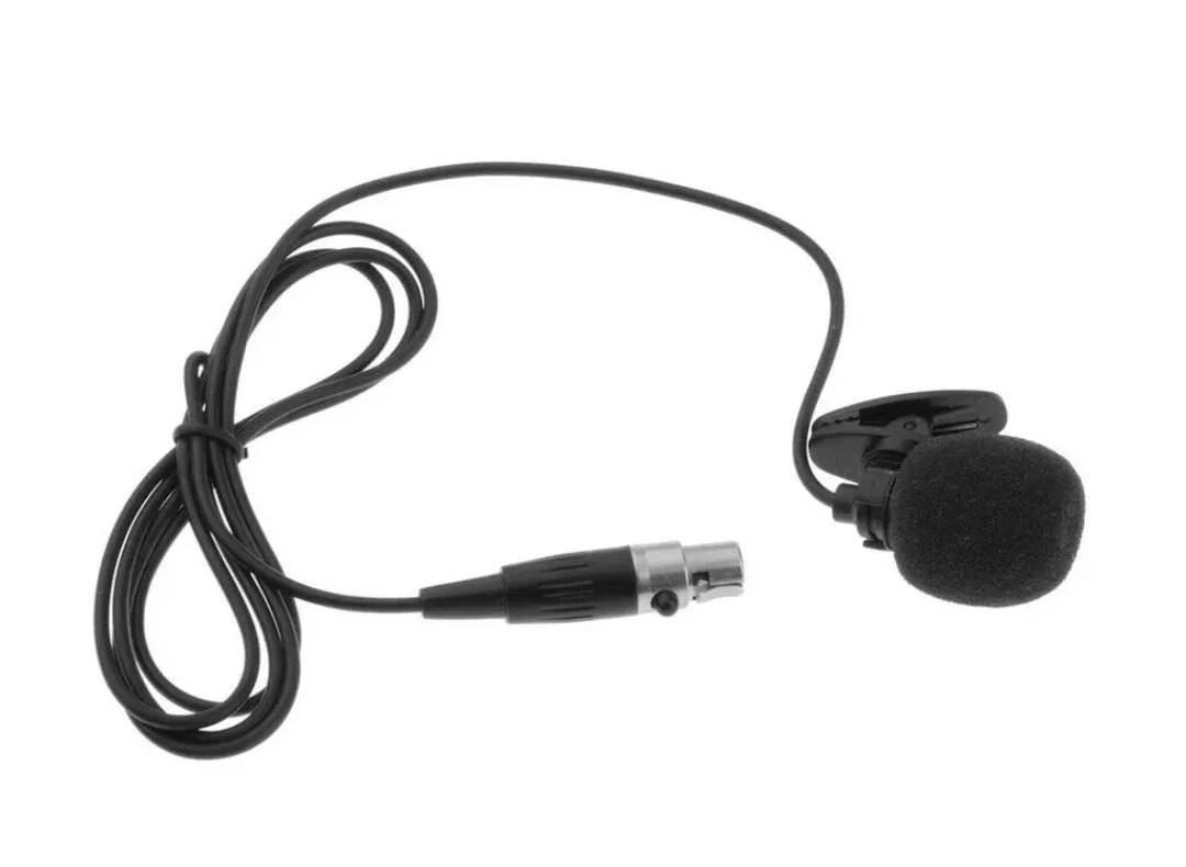 Lavalier microphone with 3-pin mini XLR connector (for AKG)