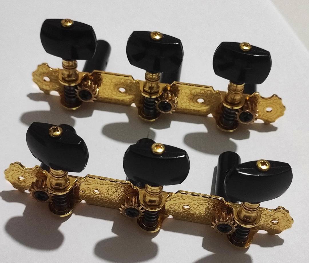 Alice Mechaniken für klassische Gitarre, 3+3, goldfarben