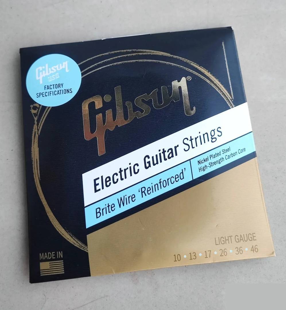 Струни за електрическа китара Gibson Brite Wire Reinforced, 10–46