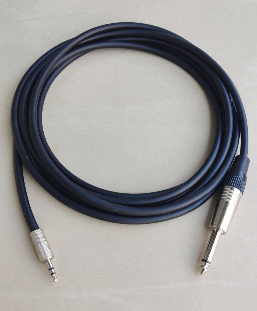 Cablu Boston jack 6,3 mm – jack mic 3,5 mm, 3 m