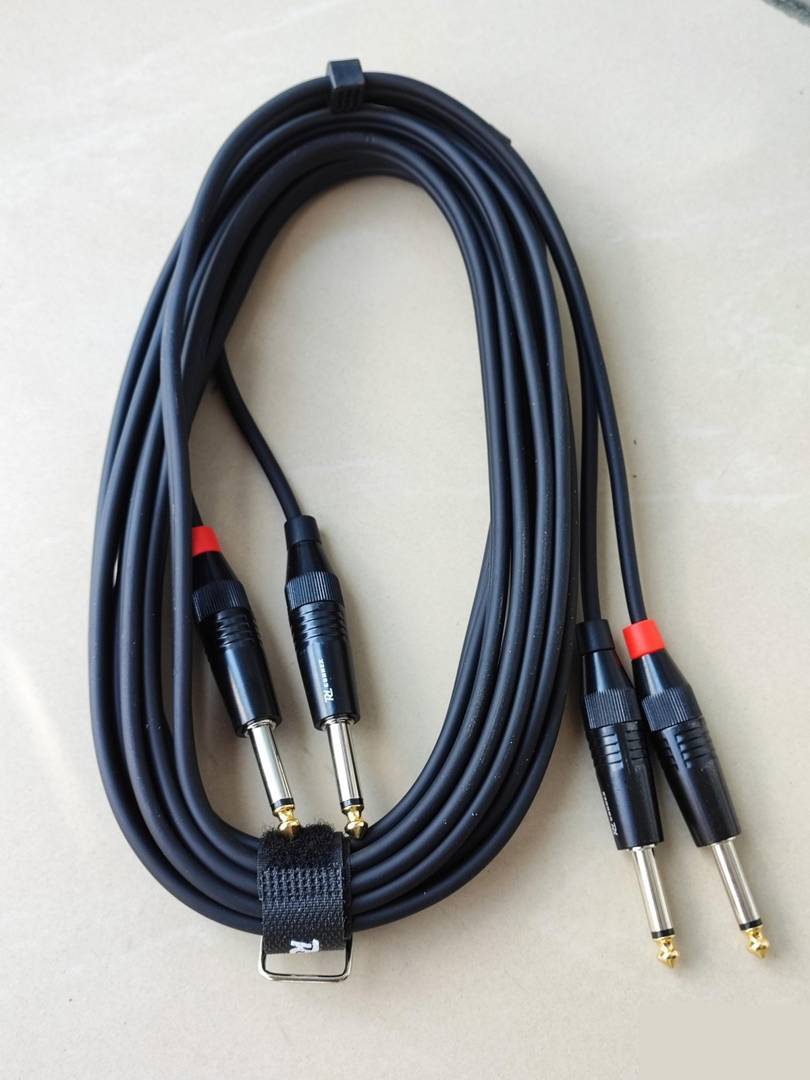 Power Dynamics PD Connex Kabel 2× 6,3 mm – 2× 6,3 mm Mono, 5 m