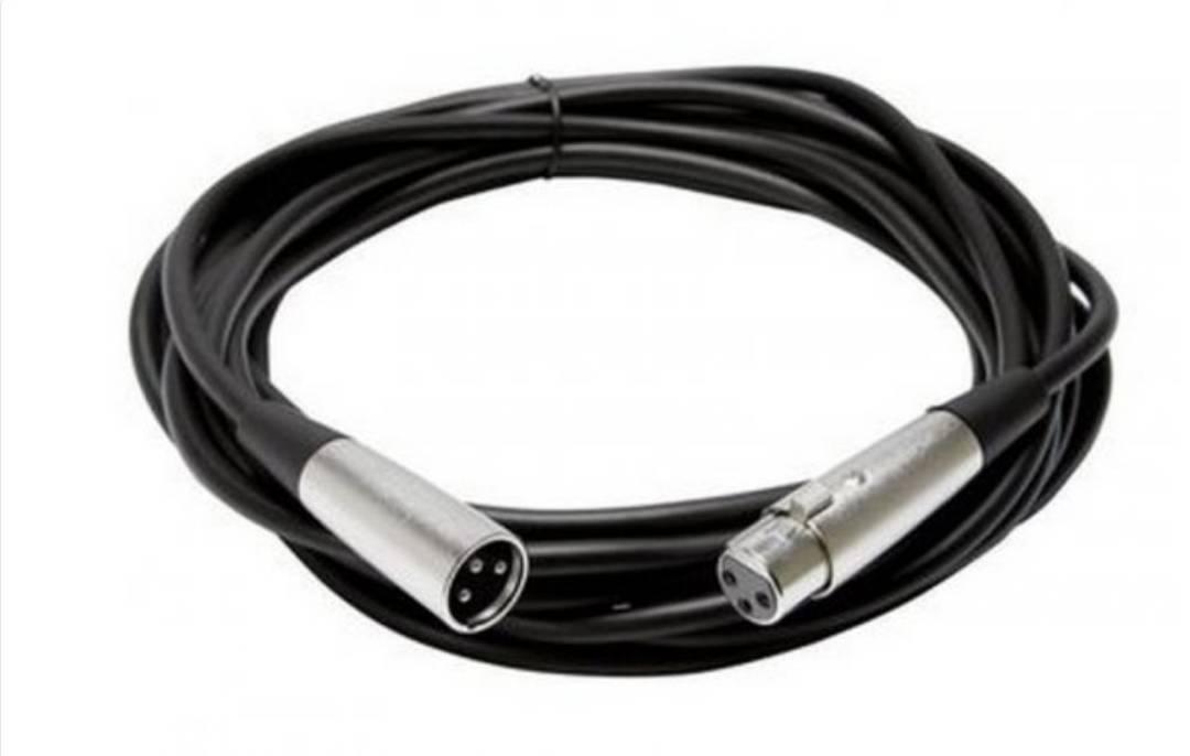 XLR mikrofonkábel, apa–anya, 10 m