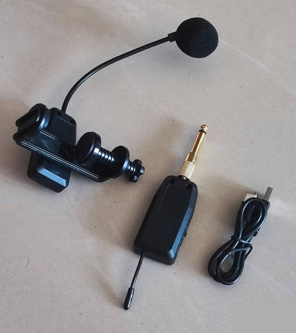 Vezeték nélküli mikrofon hegedűhöz, 2,4 GHz