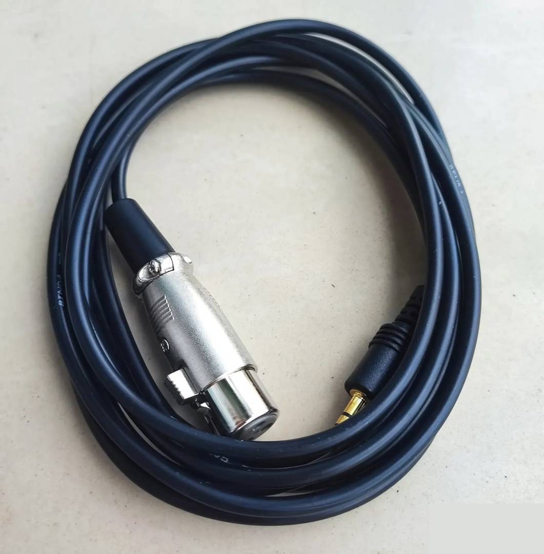 Cablu XLR mamă la mini jack stereo de 3,5 mm, 2,8 m