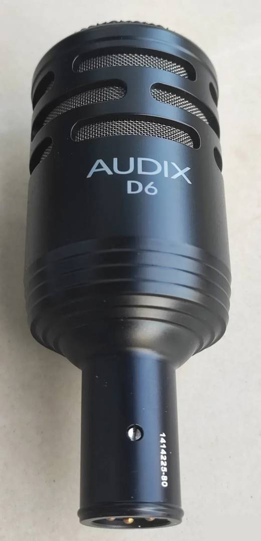 Audix D6 dinamički mikrofon za bas bubanj