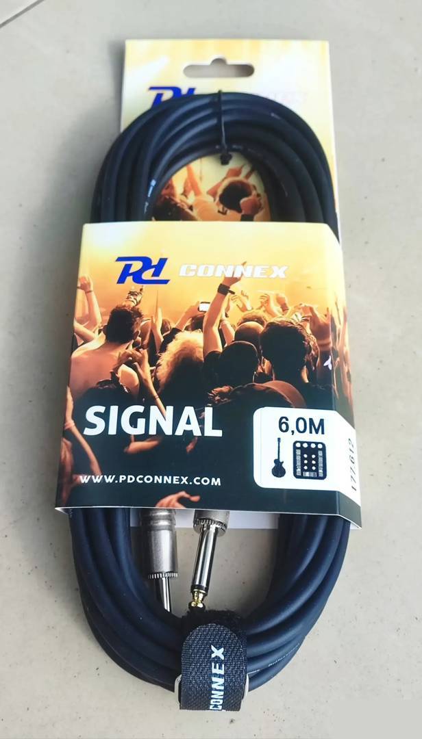 Power Dynamics instrument cable, 6.3 mm, 6 m