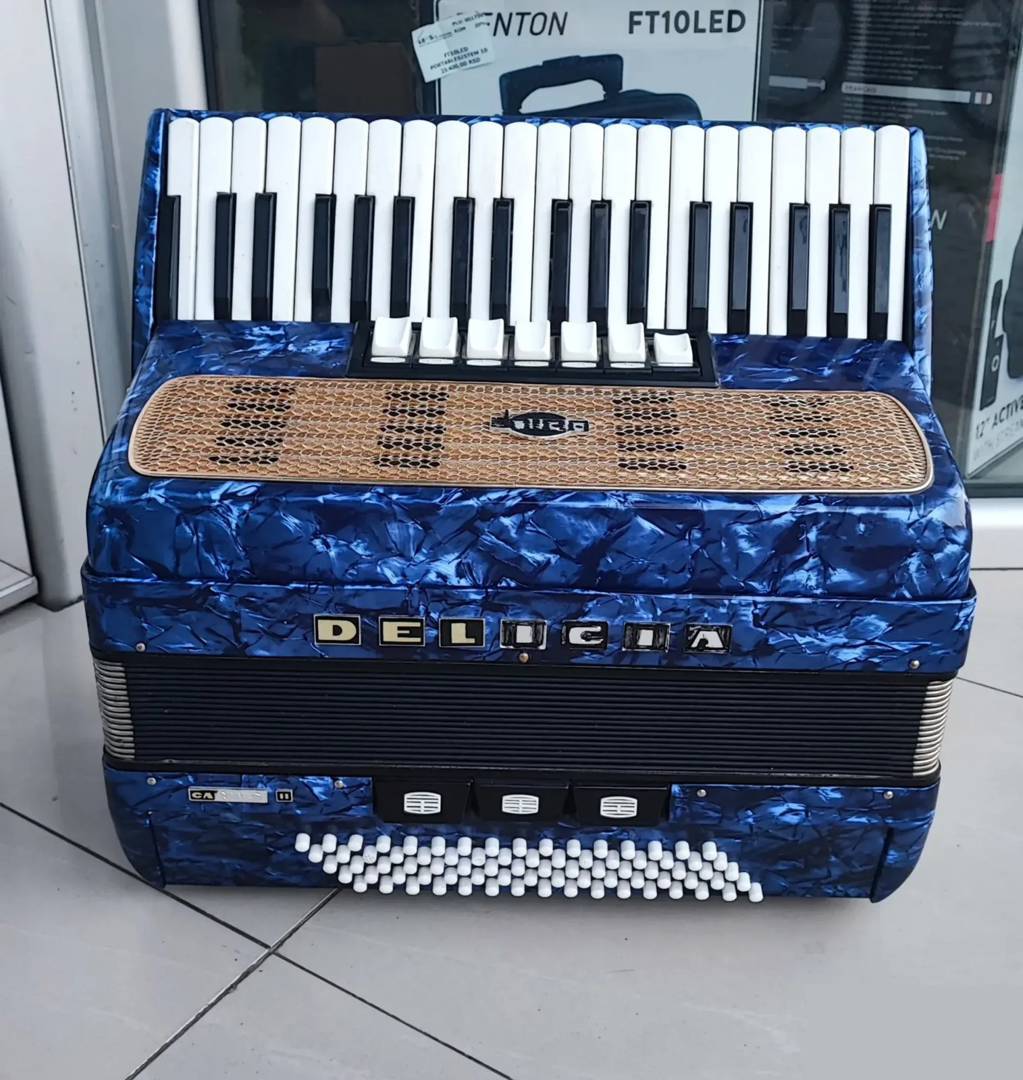Delicia Carmen Accordion, 80 bass, 7+3 registers (code 10)