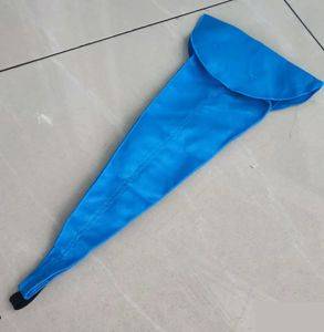 Blue saxophone cleaning cloth with cord and weight — Bor