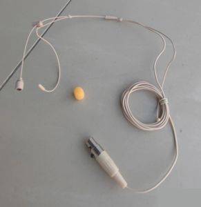 Boston naglavni mikrofon boje kože, mini XLR 4 pina (za Shure) — Bor