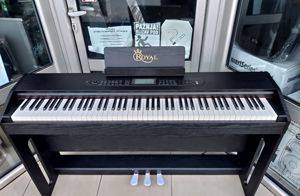 Elektrisches Klavier Royal 8813 BK, 88 Tasten mit Hammermechanik, schwarz — Bor