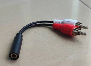 2× RCA (Cinch) auf 3,5-mm-Klinkenbuchse — Bor
