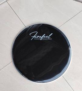 Resonanzfell (Werbefell) für Bassdrum, schwarz (18"–22") — Bor