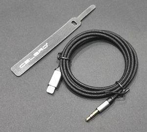 AUX kabl Lightning na 3,5 mm za iPhone, upleteni, 1 m — Bor