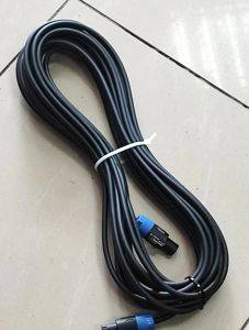Lautsprecherkabel Speakon – Speakon 2× 2,5 mm², schwarz — Bor
