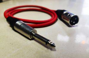 Sommer SC-Tricone MKII cable, male XLR to 6.3 mm jack plug, 1 m — Bor