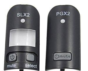 Контрольна пластикова панель (передня маска) для Shure SLX2 і PGX2 — Bor
