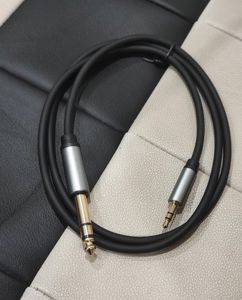 Stereo-Kabel 6,3-mm-Klinke auf 3,5-mm-Klinke, geflochten, 1 m — Bor