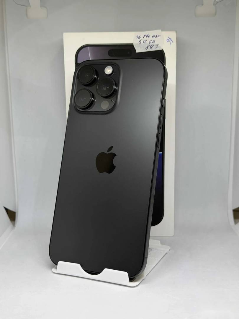 iPhone 16 Pro Max 512 GB Black Titanium, baterie 89%