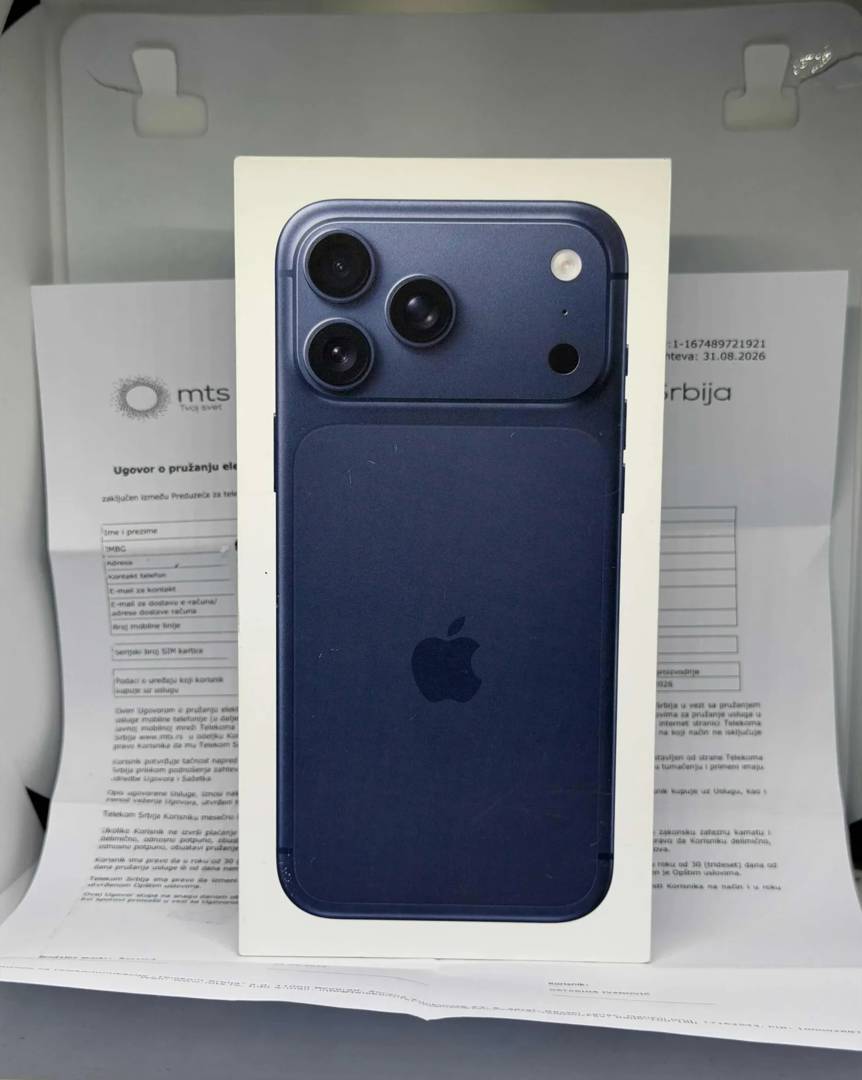 iPhone 17 Pro Max 256 GB Deep Blue, nou, garanție 24 luni