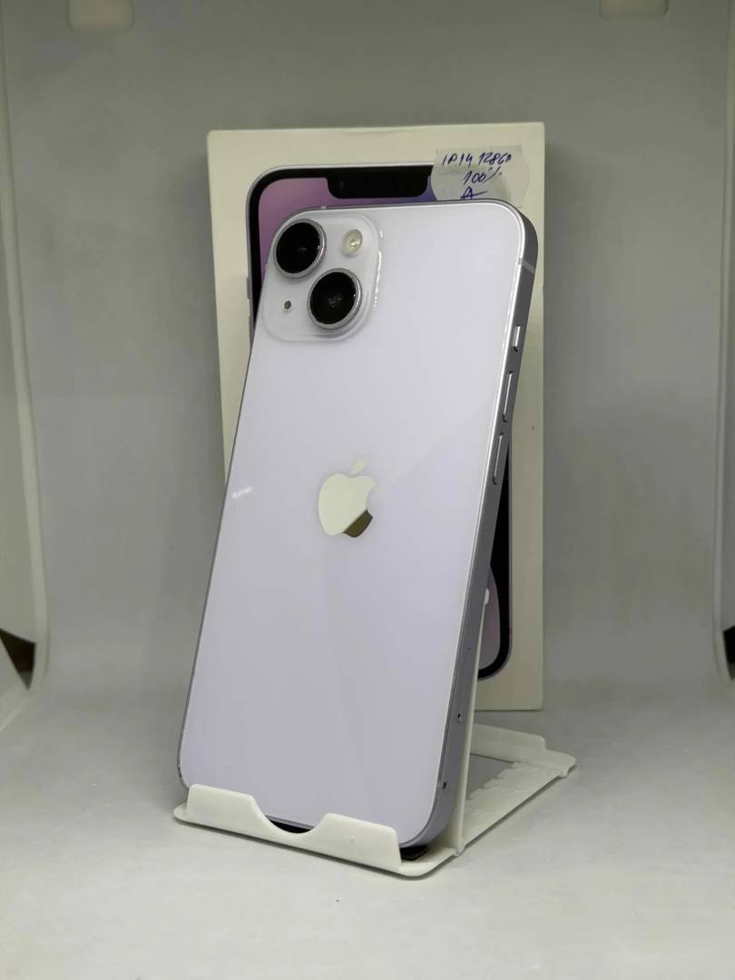 iPhone 14 128 GB Purple, baterie 100%